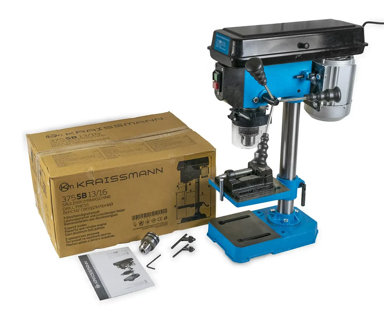 Свердлильний верстат KRAISSMANN 375 SB 13/16 (375 Вт, патрони 13 та 16 мм)