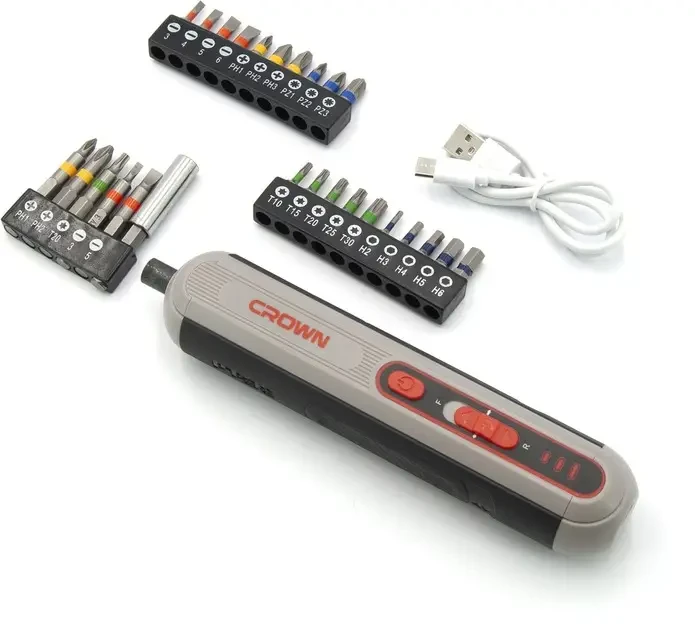 Акумуляторна викрутка CROWN CT22053-ТВ