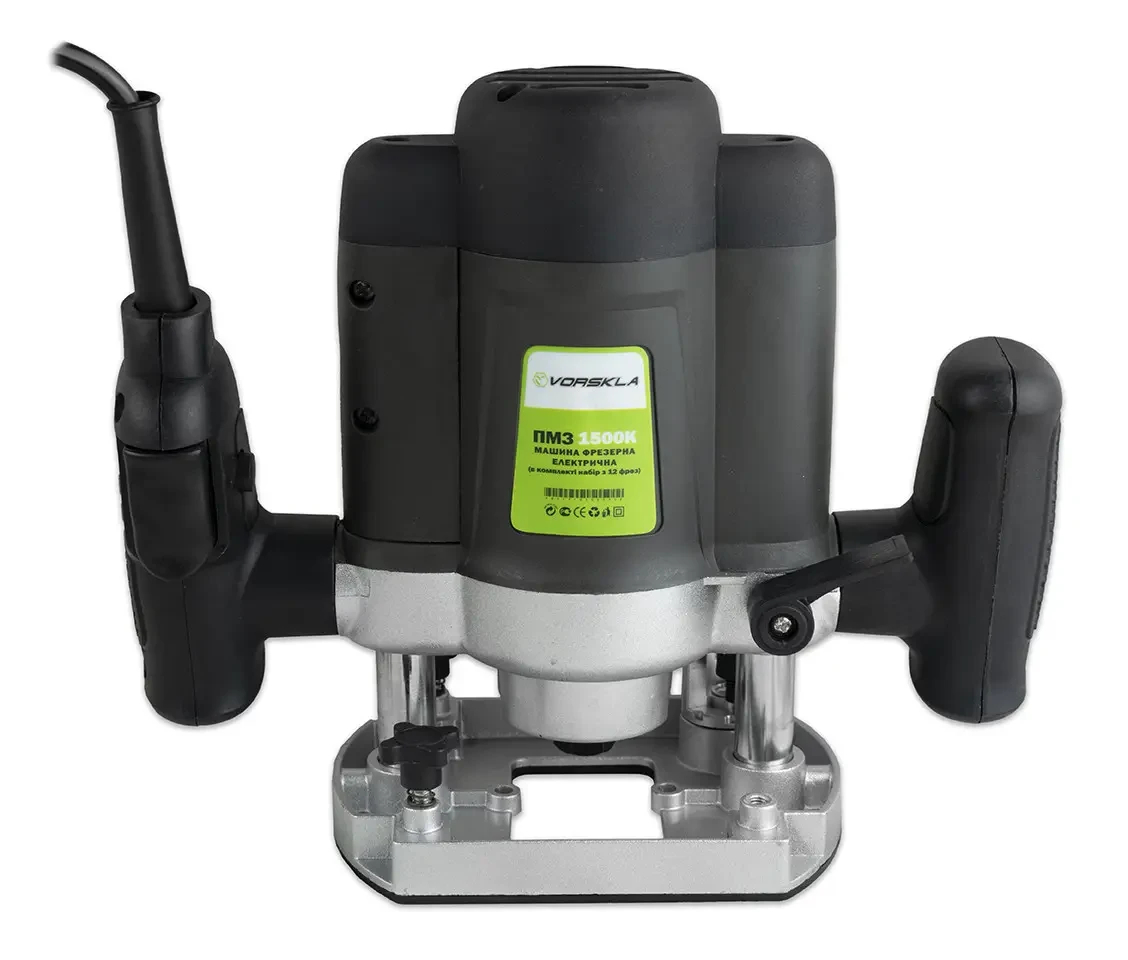 Фрезер електричний VORSKLA ПМЗ 1500К (1500 Вт, набір фрез, кейс)