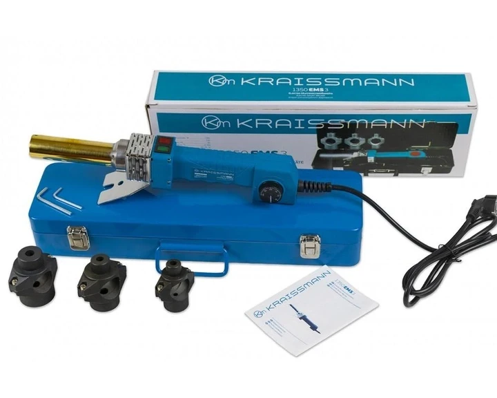 Паяльник для пластикових труб KRAISSMANN 1350 EMS 3