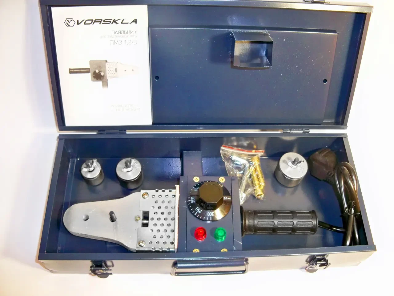 Паяльник для пластикових труб VORSKLA ПМЗ 1,2/3