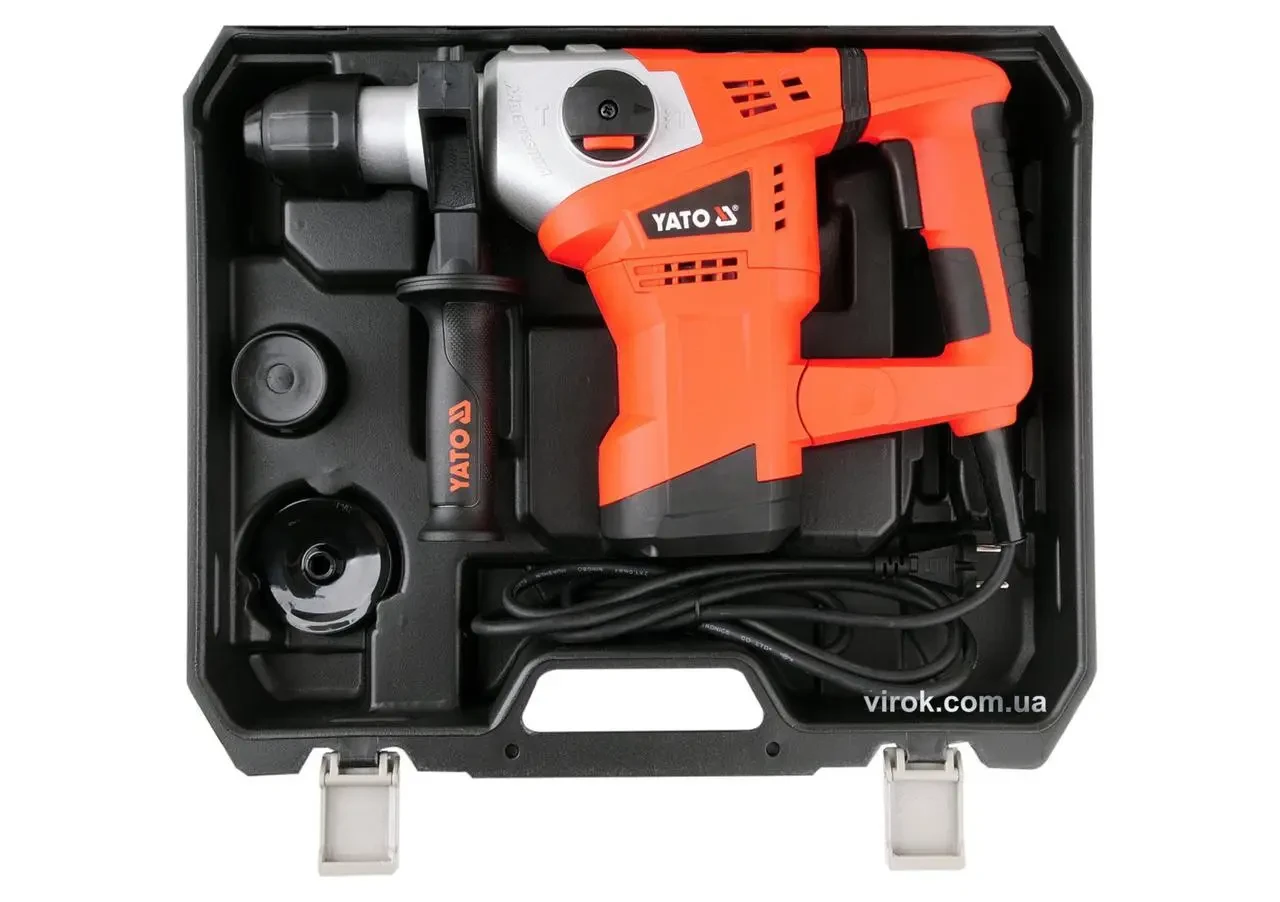 Перфоратор мережевий YATO YT-82127 (1500 Вт SDS+) Перфоратор мережевий YATO YT-82127 (1500 Вт SDS+)