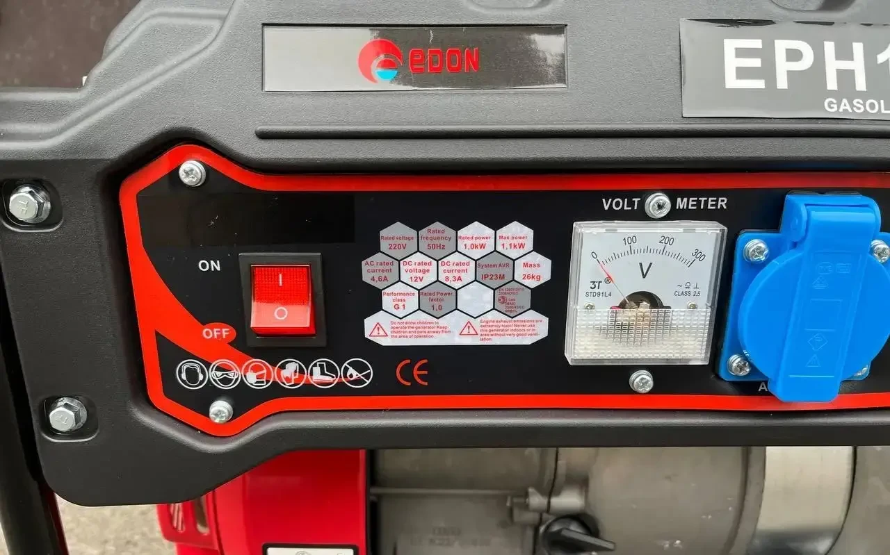 Генератор бензиновий Edon EDH1500 (1/0,8 кВт)