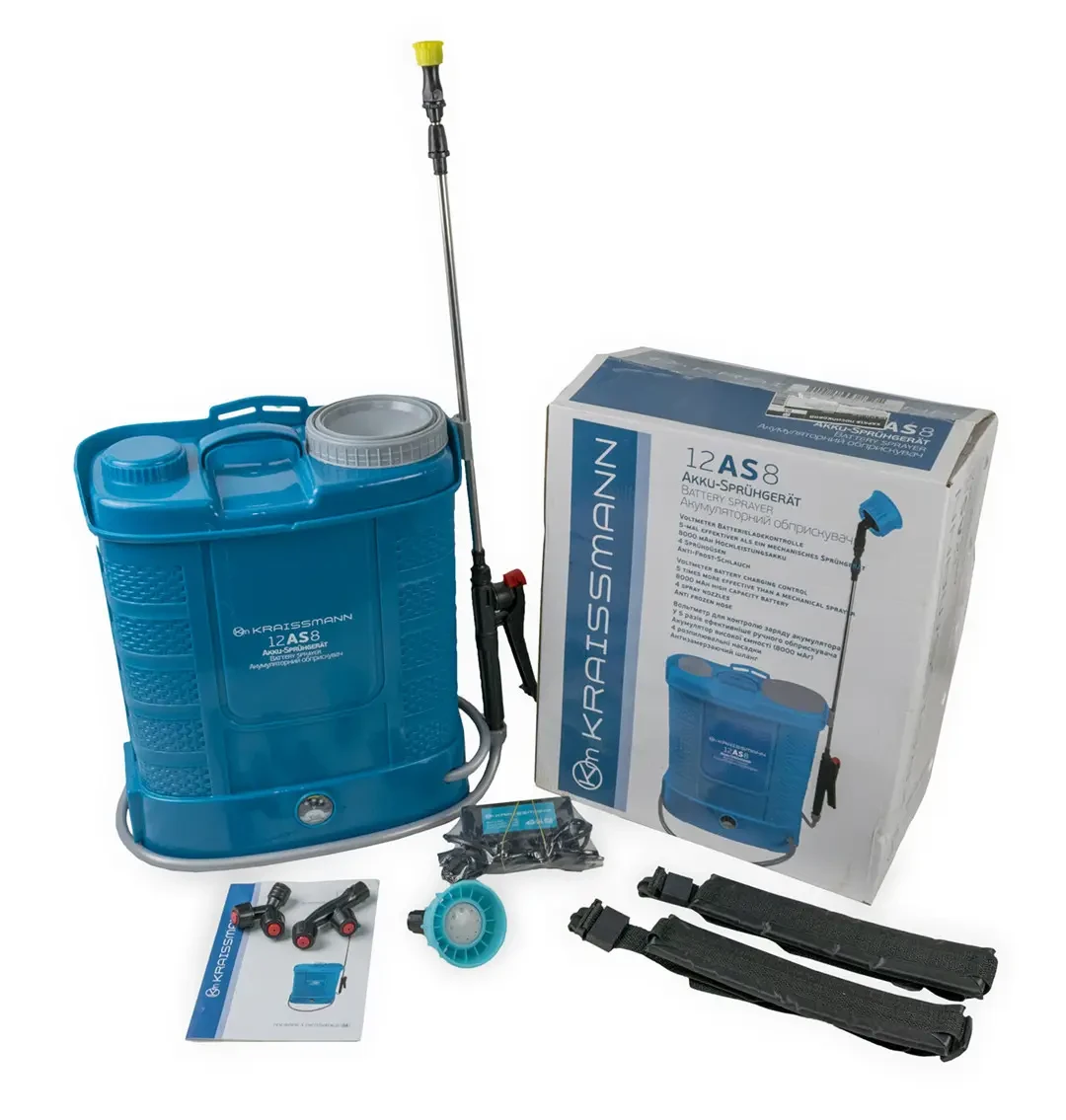Обприскувач акумуляторний KRAISSMANN 12 AS 8 (12 л, 8 А*год)