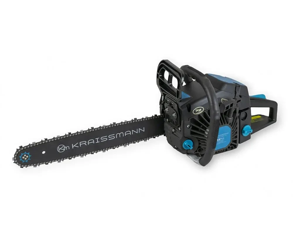 Пила ланцюгова бензинова KRAISSMANN KS'58, 2200 Вт, 3 л. с., 58 см3, шина 450 мм, легкий старт, праймер