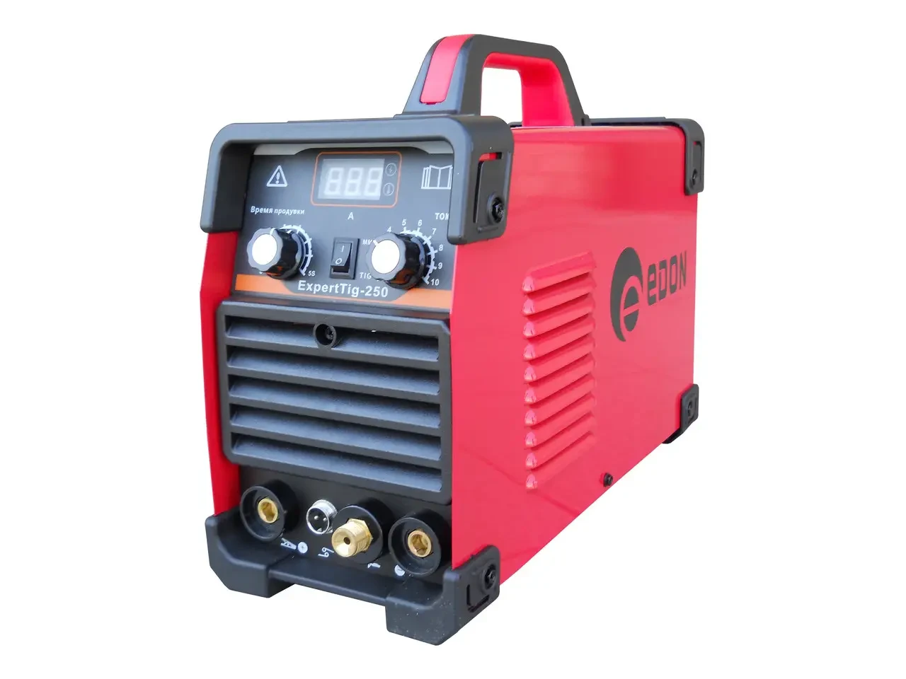Зварювальний інвертор аргоно-дуговий Edon EXPERTTIG-250, 5.6 кВт, зварювальний струм 10-250 А, ККД 85%, захист IP21S