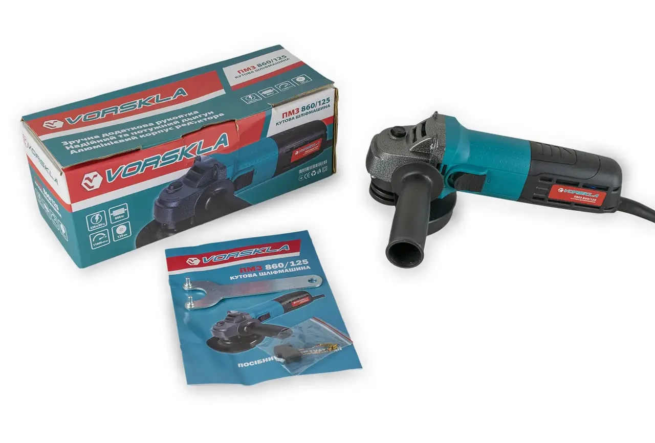 Угловая шлифмашина (болгарка) VORSKLA ПМЗ 860/125